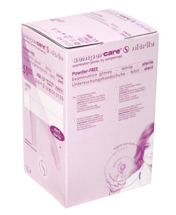 Gants de salle blanche - Sempercare® nitrile sterile - Sempermed - de protection chimique / en caoutchouc nitrile / en latex
