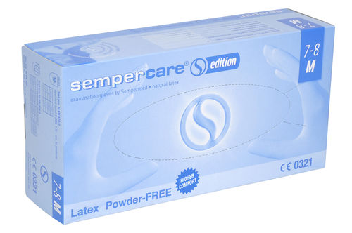 Gants de salle blanche - Sempercare® edition - Sempermed - de protection chimique / en latex / non poudré