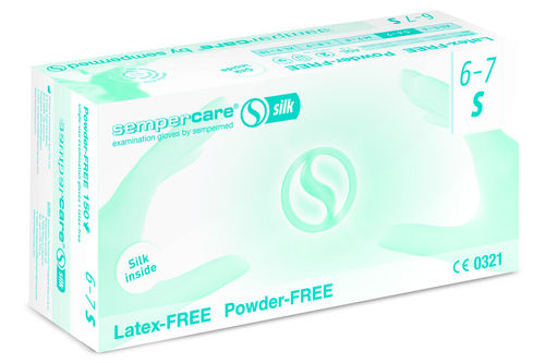Gants de laboratoire - Sempercare® silk - Sempermed - de protection chimique / en caoutchouc nitrile / en latex