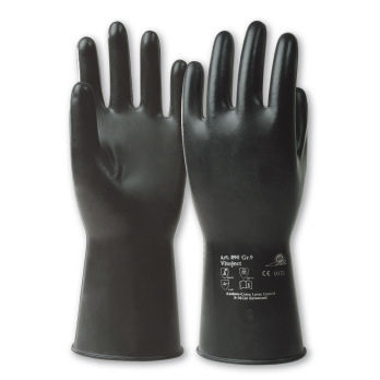 Gants de laboratoire - Vitoject® 890 - Kächele Cama Latex - pour l'industrie chimique / de protection chimique / en caoutchouc