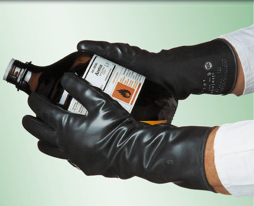 Gants de travail - Butoject® 898 - Kächele Cama Latex - pour l'industrie chimique / de protection chimique / en butyl