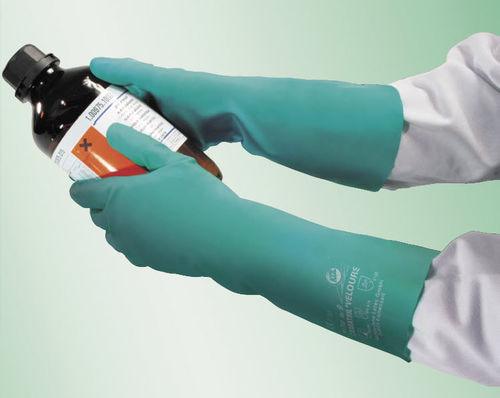 Gants de laboratoire - Camatril® 733 - Kächele Cama Latex - pour l'agriculture / pour l'industrie pétrolière / pour l'industrie chimique