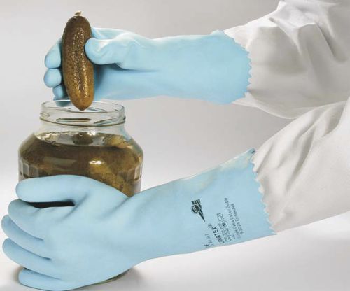 Gants de laboratoire - Camatex 450 - Kächele Cama Latex - pour l'industrie agroalimentaire / pour l'agriculture / de protection chimique