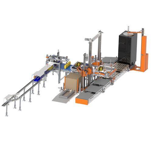 Palettiseur couche par couche - Productive Systems - par le bas / de sacs / de barquettes