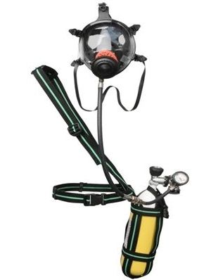 Casque avec respirateur - 30 l/min, 300 bar | BVF/A 1303 - Spasciani