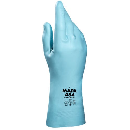 Gants de manutention - Ultranitril 454 - MAPA Professionnel - pour l'industrie chimique / de protection chimique / en nitrile