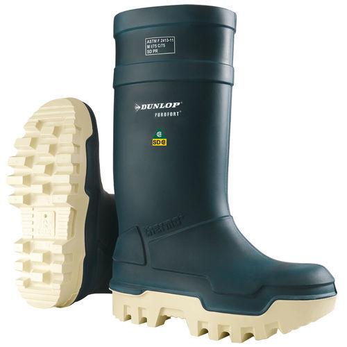 Bottes de sécurité pour l'agriculture - E662673 - Dunlop Hevea (IPF) - antidérapante / étanche / résistante à l'huile