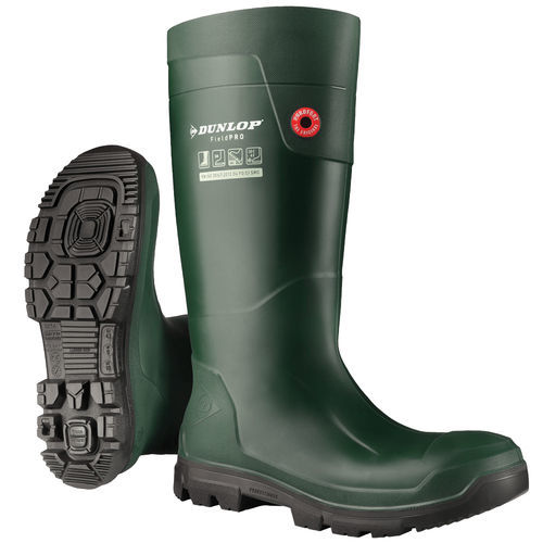 Bottes de sécurité pour l'agriculture - FG60E33 - Dunlop Hevea (IPF) - antidérapante / étanche / résistante à l'huile