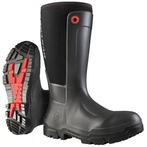 Bottes de sécurité à usage industriel - NE68A93 - Dunlop Hevea (IPF) - antidérapante / étanche / résistante à l'huile