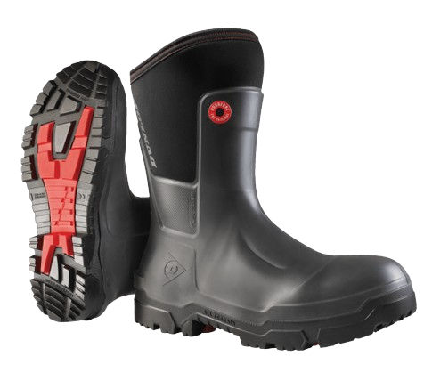 Bottes de sécurité à usage industriel - ND68A93.CH - Dunlop Hevea (IPF) - étanche / S5 / respirante