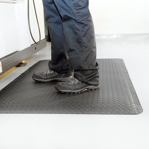 Tapis antifatigue - Deckplate  - COBA Europe Ltd - antidérapant / ignifuge / en mousse
