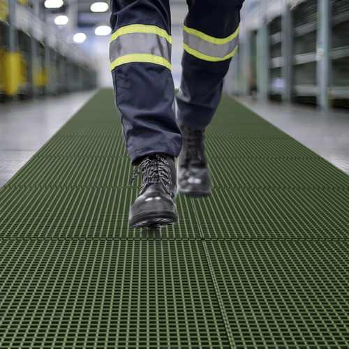Caillebotis GRP - GRP0 series - COBA Europe Ltd - en polyester / en acier / de sel