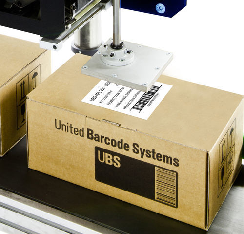 Machine d'impression-pose d'étiquettes à transfert thermique - APL 35S - UBS United Barcode Systems - numérique / pour matières plastiques / pour étiquettes
