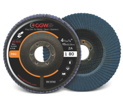 Disque à lamelle à revêtement en zirconium - Camel Grinding Wheels - de finition / pour acier inoxydable