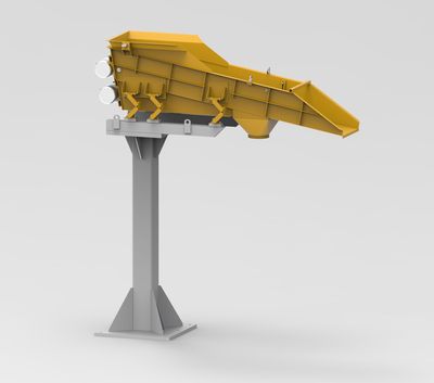 Crible de process - Lanner Anlagenbau - pour poudre métallique / convoyeur à bande