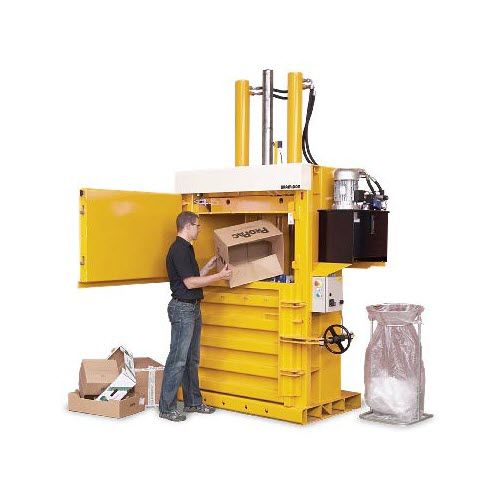 Presse à balles verticale - B50 - Bramidan Balers - à chargement frontal / pour carton / pour plastique