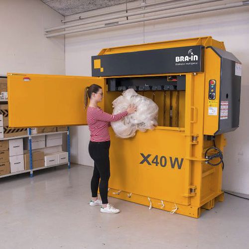 Presse à balles pour carton - X40 Wide - Bramidan Balers - pour plastique / pour déchets / verticale