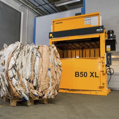 Presse à balles pour carton - B50 XL SD - Bramidan Balers - pour papier / pour déchets / verticale