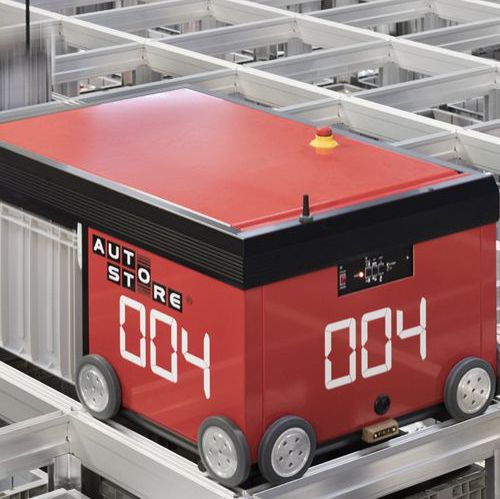 Système de stockage tampon - AutoStore Red Line - DEMATIC