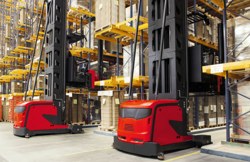 AGV de transport - VNA - DEMATIC - de chargement / pour entrepôt