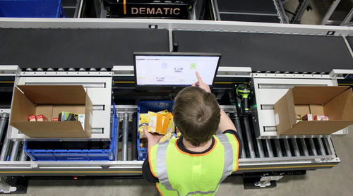 Système de préparation de commande multiples - DEMATIC - pick-by-voice / putwall / automatique