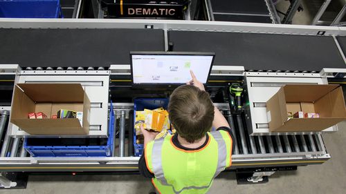 Système de préparation de commande multiples - DEMATIC - pick-by-voice / putwall / automatique