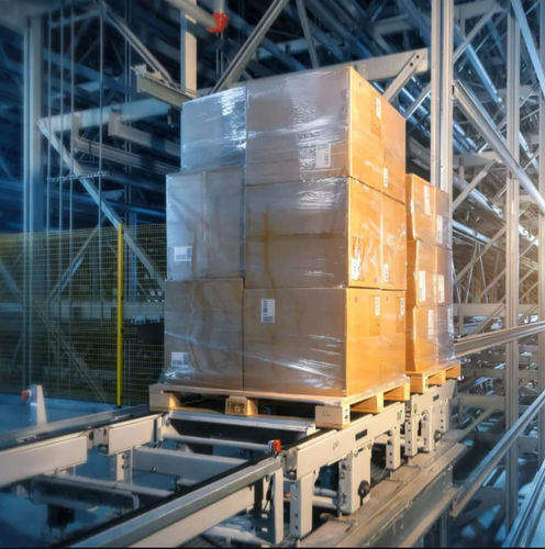 Convoyeur pour palettes - DEMATIC - à rouleaux / à chaînes / horizontal