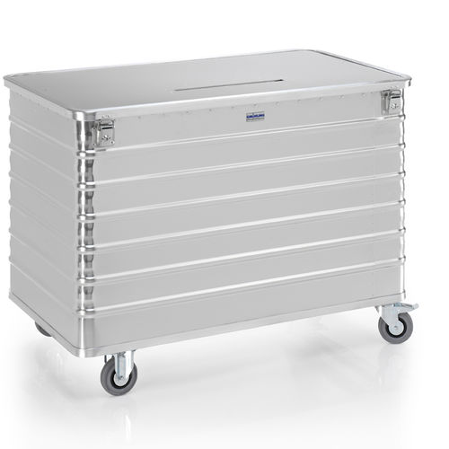Conteneur à déchets en aluminium - G®-DOCU D 3009 series - Gmöhling Transportgeräte GmbH - pour papier / avec couvercle / sécurisé