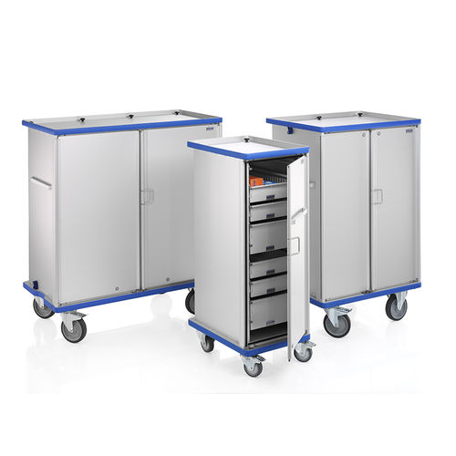 Armoire de stockage et distribution - E 273 series - Gmöhling Transportgeräte GmbH - à roulettes / à portes battantes / double porte