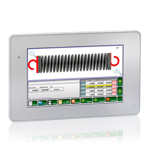 Interface homme-machine à écran tactile - HMIS7 - Sipro srl - encastrable / 800 x 480 / TFT LCD