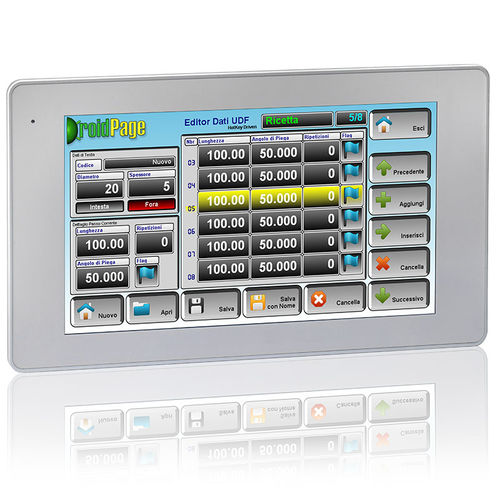 Interface homme-machine à écran tactile - HMIS12 - Sipro srl - encastrable / 1280 x 800 / Android 7.1