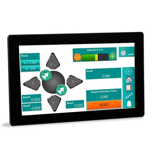 Moniteur pour interface HMI - MTFT15-W - Sipro srl - TFT-LCD / à écran tactile capacitif / industriel