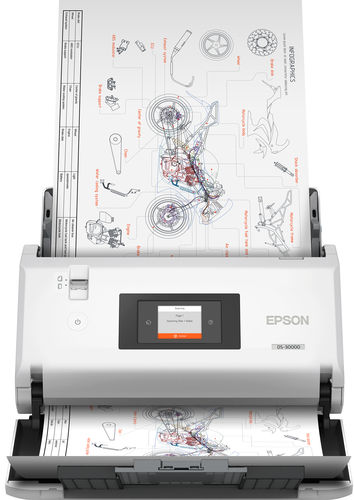 Numériseur de documents couleur - WorkForce DS-30000 - EPSON Europe - grand format / compact