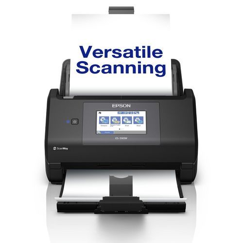 Numériseur de documents à grande vitesse - ES-590W - EPSON Europe - tactile / couleur / sans fil