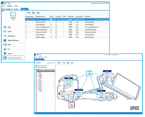 Logiciel de programmation - MultiTool - Epec - d'interface / de développement / de commande