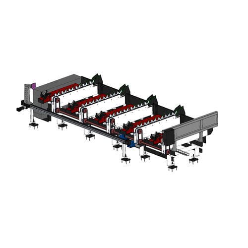 Système de manutention automatique - CP-L - OMP - multiple / pour la découpe / pour tube carré