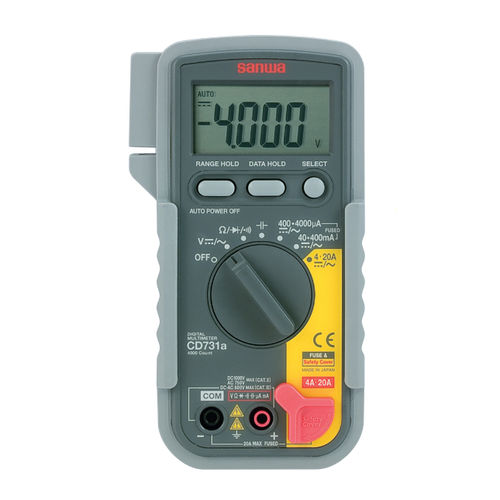 Multimètre numérique - PC7000 - Sanwa Electric Instrument - portable / 1000 V / 10 A