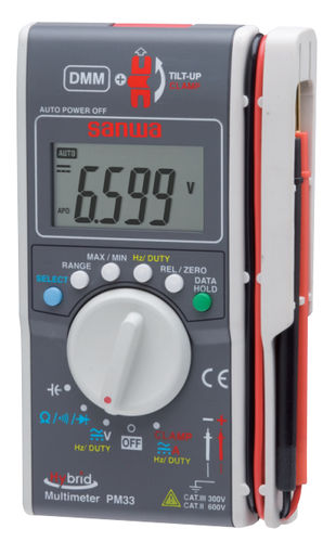 Multimètre numérique - PM33a - Sanwa Electric Instrument - de poche / portable / 600 V