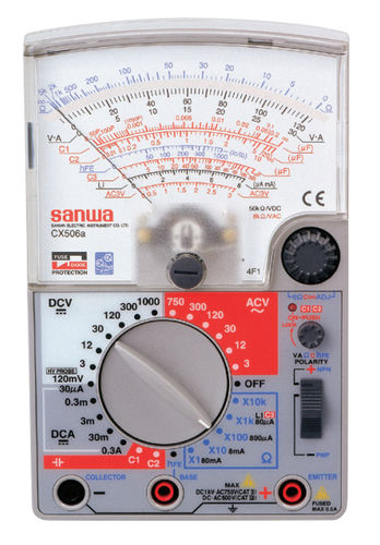 Multimètre analogique - CX506a - Sanwa Electric Instrument - portable / 1000 V / industriel