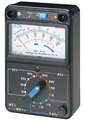 Multimètre analogique - VS-100 - Sanwa Electric Instrument - portable / industriel