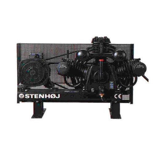 Compresseur à piston - KC series - STENHØJ - d'air / à moteur électrique / stationnaire