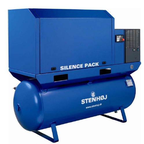 Compresseur à piston - SiPa series - STENHØJ - d'air / à moteur électrique / stationnaire