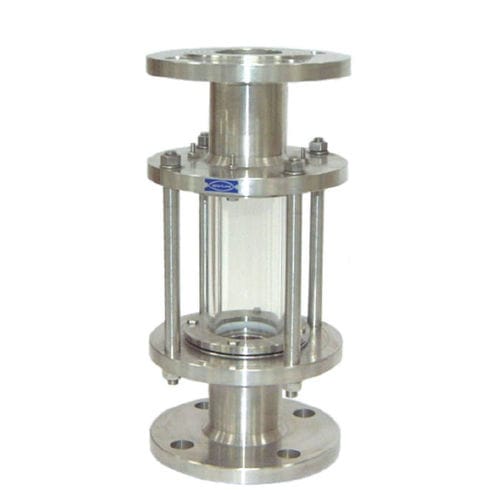 Hublot d'observation pour applications industrielles - NA - Golden Mountain Enterprise - à bride / en acier inoxydable / en verre borosilicaté
