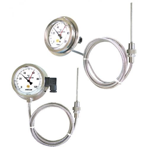 Thermomètre à dilatation de liquide - SAE 4 - Golden Mountain Enterprise - à cadran / IP65 / à insertion