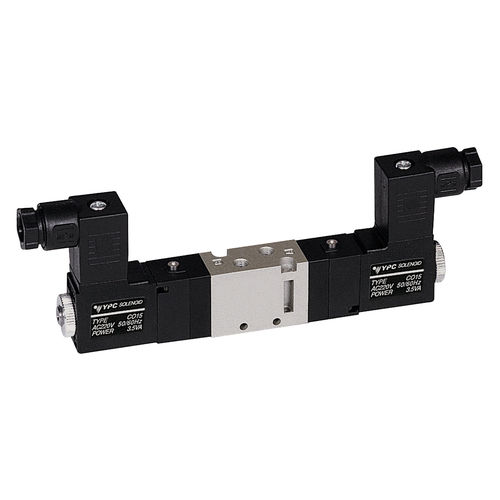 Distributeur pneumatique à tiroir - MV1 series - Sommer-Technik - actionné pneumatiquement / actionné par solénoïde / 5/3 voies