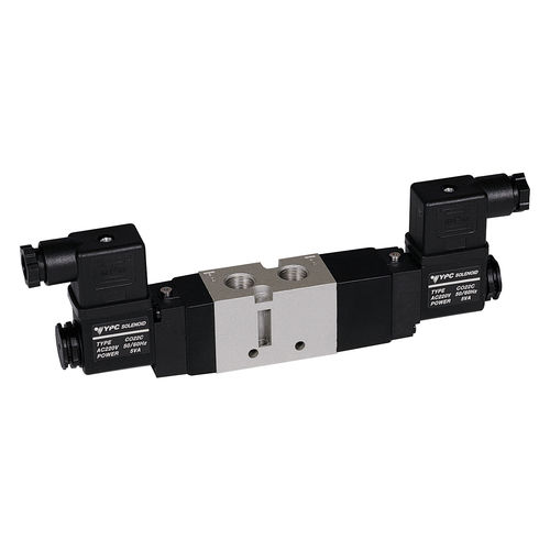 Distributeur pneumatique à tiroir - MV4 series - Sommer-Technik - actionné pneumatiquement / actionné par solénoïde / 5/3 voies