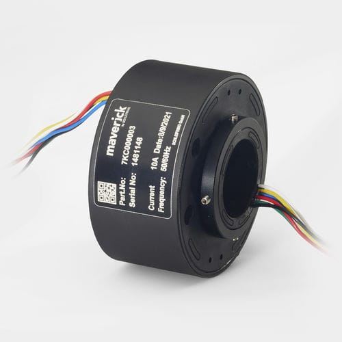 Collecteur tournant à axe creux - 7KC000003 - SCHLEIFRING GmbH - électrique / pour équipement médical / pour table rotative