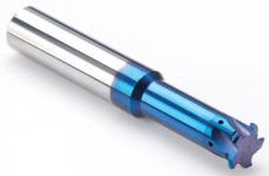 Fraise carbure monobloc - Carmex Precision Tools - d'ébauche / à queue d'aronde / pour aluminium