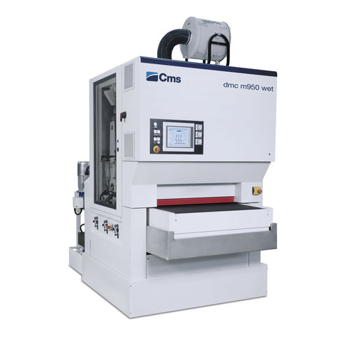 Ébavureuse de finition - dmc m950 wet - CMS S.p.A. - de rayonnage des angles / ponceuse / polisseuse