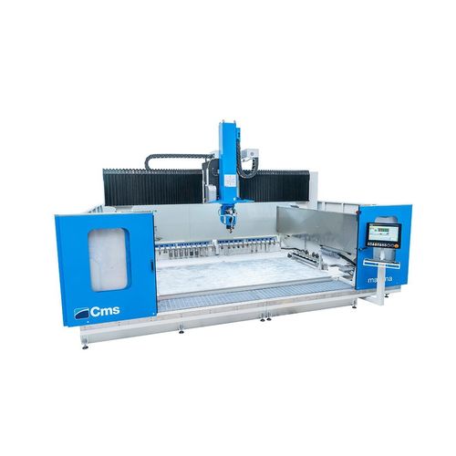 Centre d'usinage CNC 5 axes - maxima  - CMS S.p.A. - vertical / pour verre / de fraisage